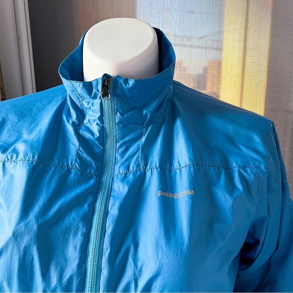 Patagonia Blue Long Sleeves Lightweight Zip Up Jacket Women’s Size Large - Picture 2 of 11